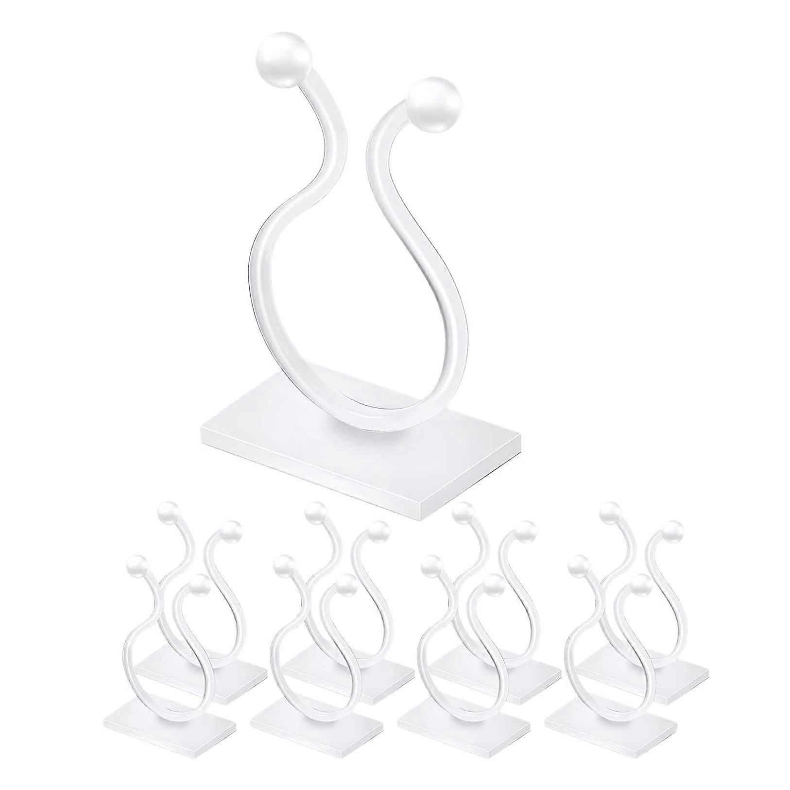 200 Pieces Plant Climbing Wall Fixture Clips, Plant Fixer Self-Adhesive Hooks for Invisible Wall Vines Plant Fixation B