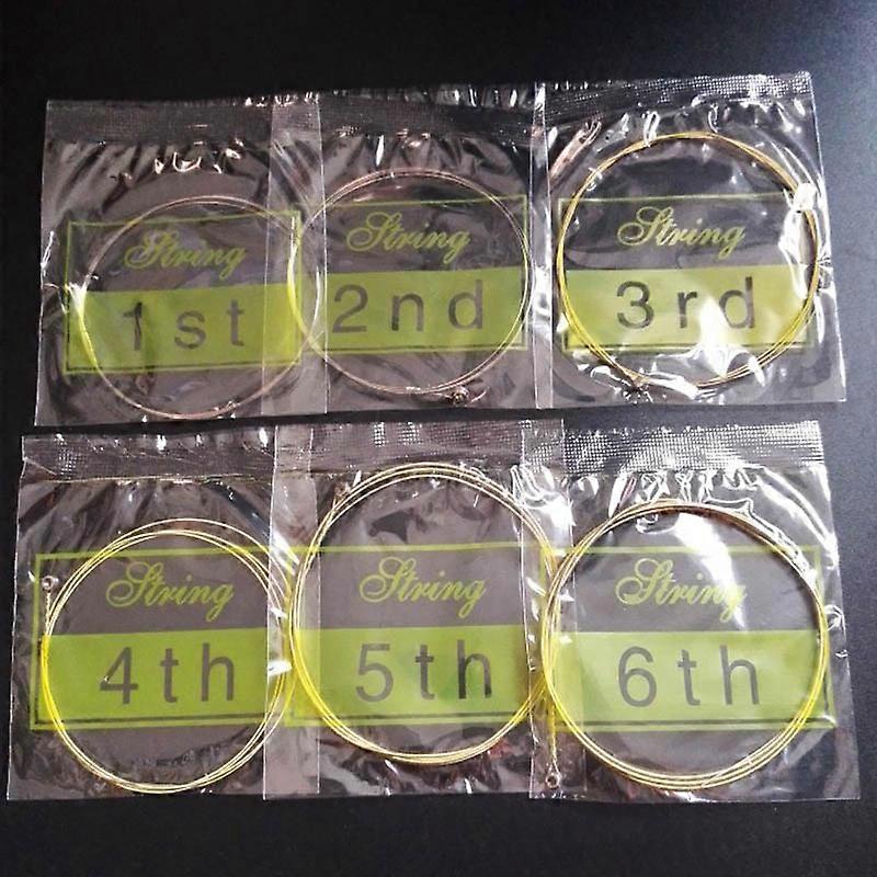 6 Steel Strings Acoustic Guitar Set 150XL/304mm String for Wooden Guitars