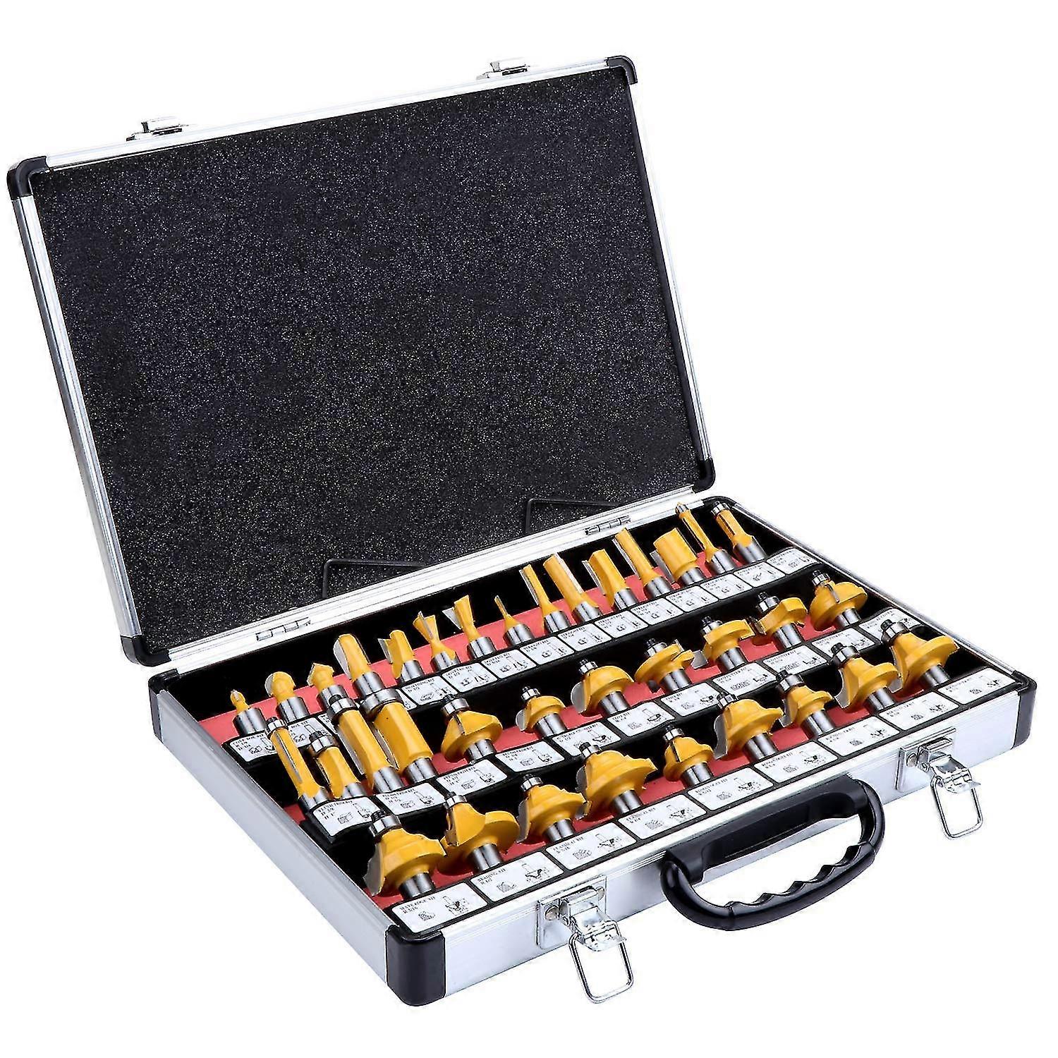 35pcs Tungsten Carbide Router Bits Woodworking Milling Tool for Electric Routers