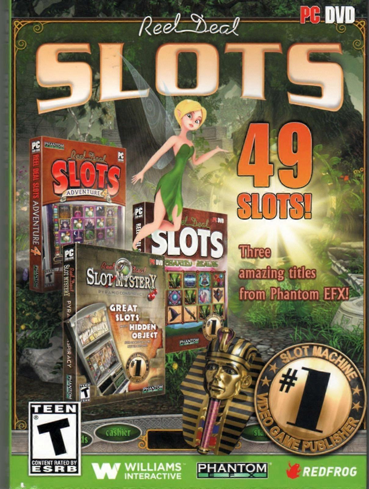 Phantom Redfrog 11923 Reel Deal Slots 3 Pack - Win XpVistaWin 7Win 8Win 8.1 - - PAL - New & Sealed