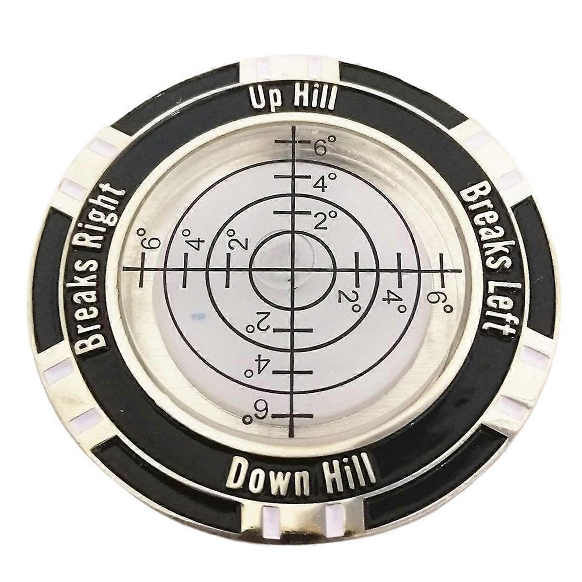 Slope Reader Golf Peripheral High Precision Level Reading Aid White