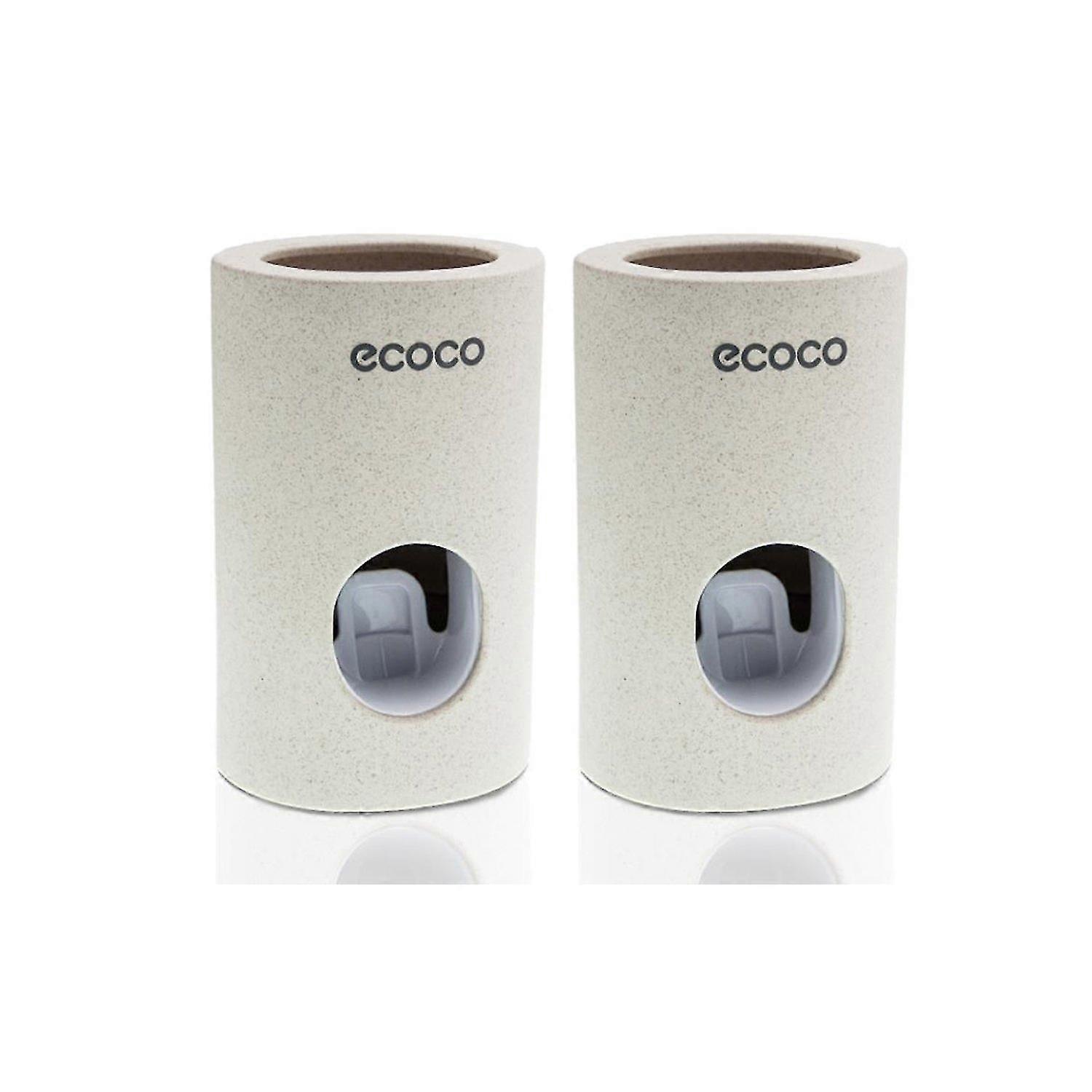 Automatic Tootaste Dispenser Set With 2 Pieces (2 Pack).