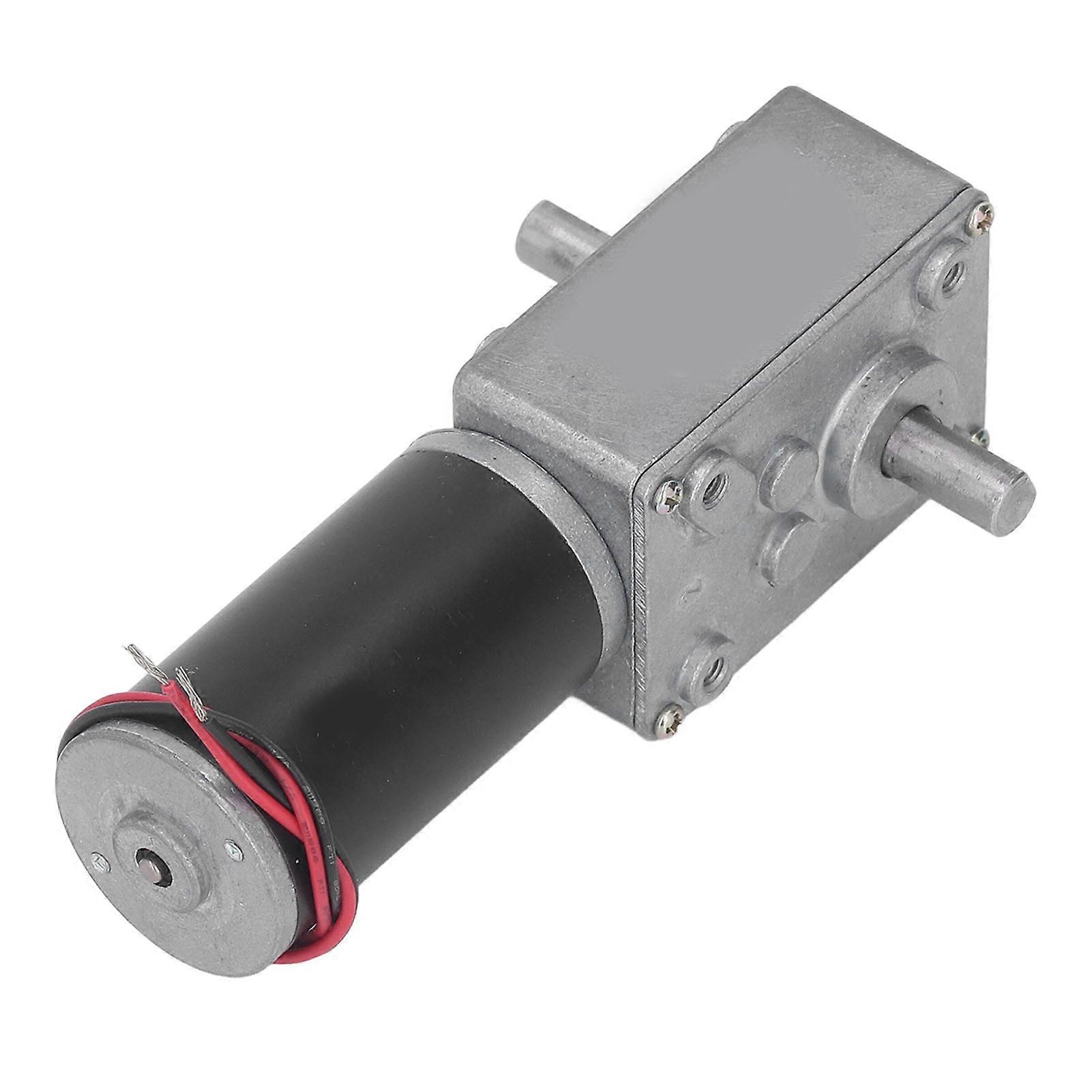 12V 60RPM Mini DC Gear Motor – Double Shaft Metal Geared Motor For DIY RC Toys & Robotics Projects