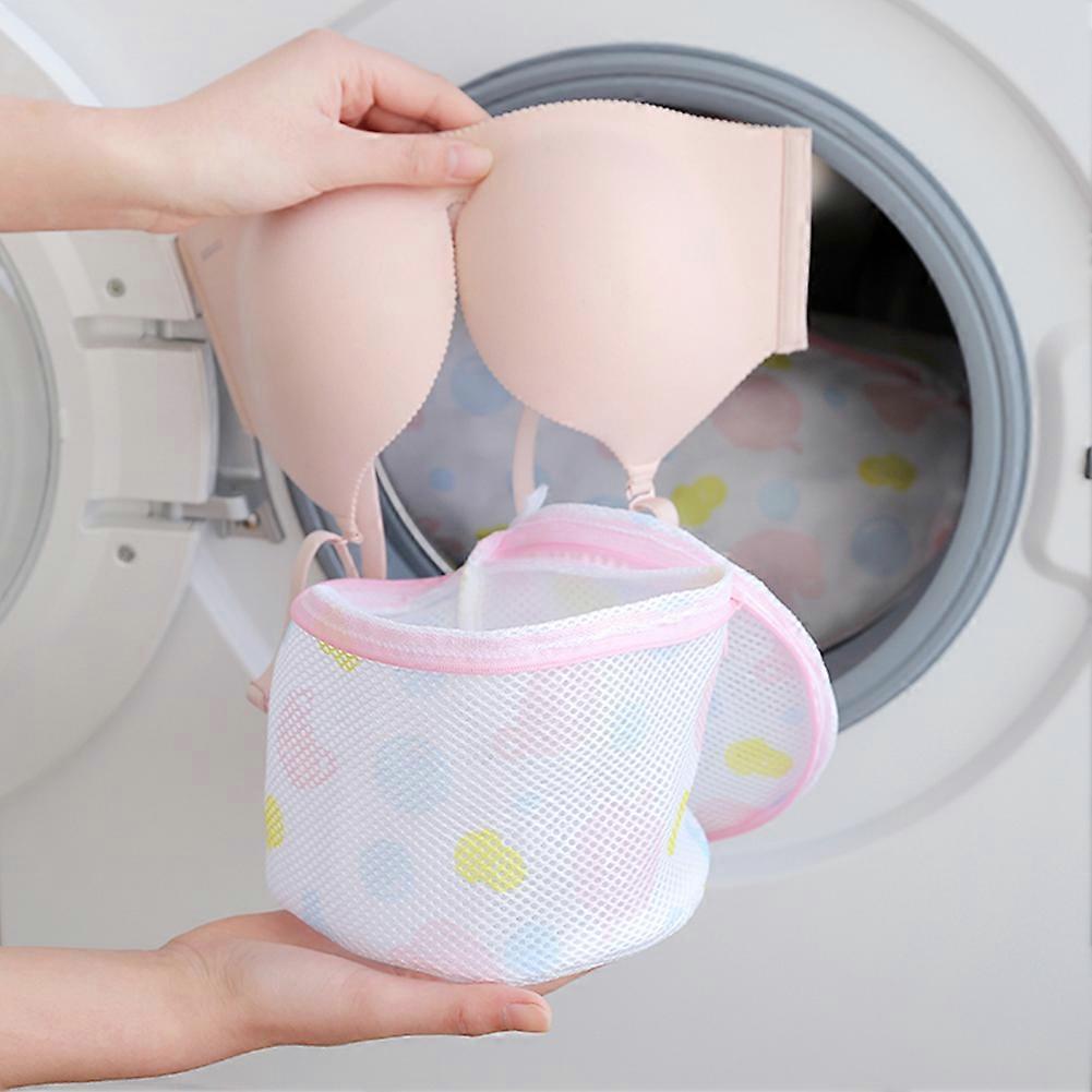 Polyester Laundry Wash Bag with Rust Proof Zipper for Underwear and Bras