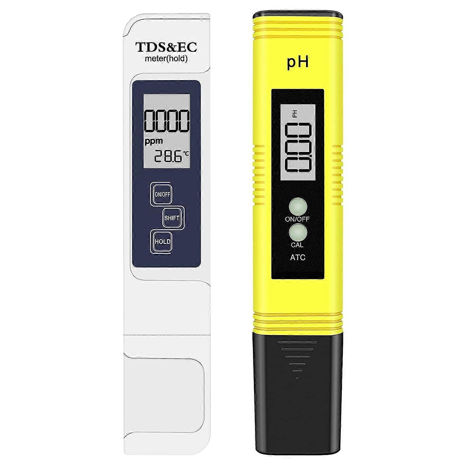 Tester pH Miernik, Tester pH do basenów Pomiar TDS pH EC Temperatura Jakość wody Tester pH do wody pitnej, basenu, akwariów, Be