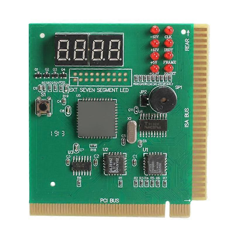 4-Digit LCD Display PC Analyzer Diagnostic Card Motherboard Post Tester Computer Analysis PCI Card