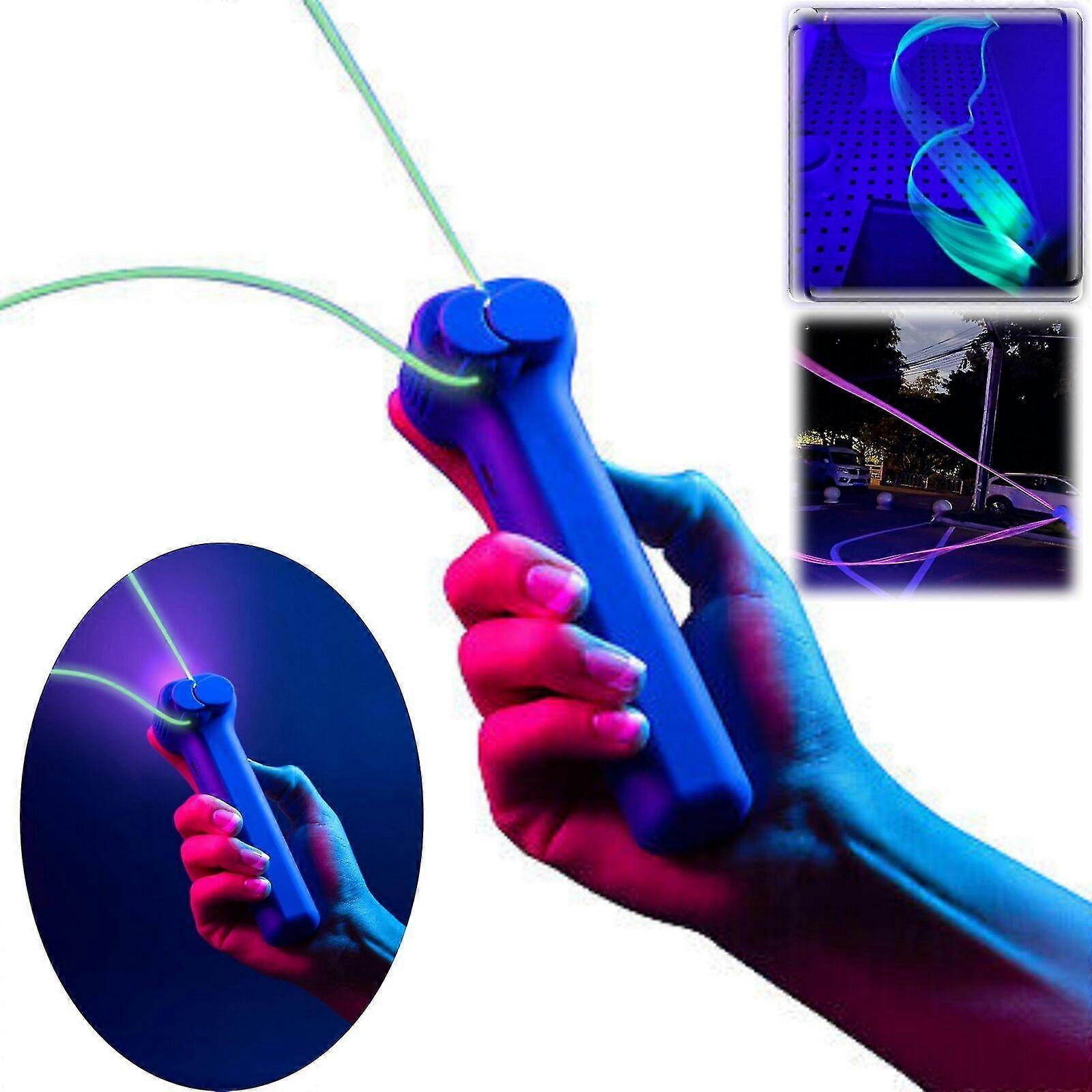 Glow In The-Dark Loop Lasso,Loop Lasso String Shooter,Rope Launcher Propeller