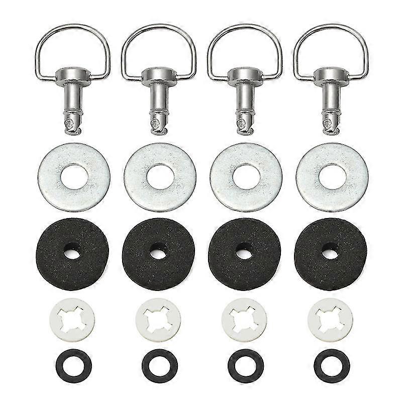 4 pezzi per Can Am Maverick X3 Utv tetto vite un quarto di giro Dutz Bolt Fastener Kit-XinHan