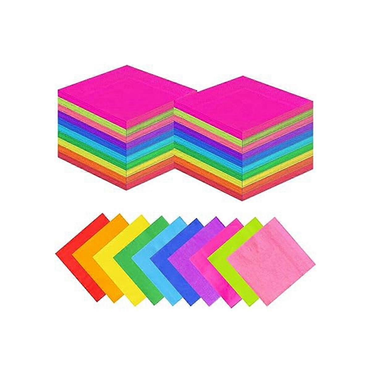 400 Count Cocktail Napkins Disposable Napkins Double Layer Printed Paper Napkins Facial Tissue for