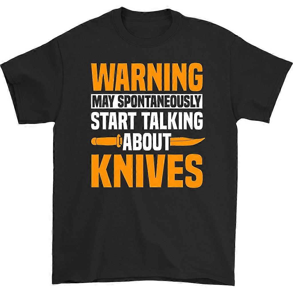 Warning May Spontaneously Start Talking About Knives Shirt
