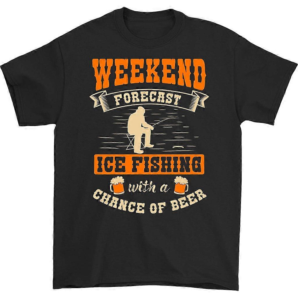 Weekend Forecast Ice Fishing T-shirt