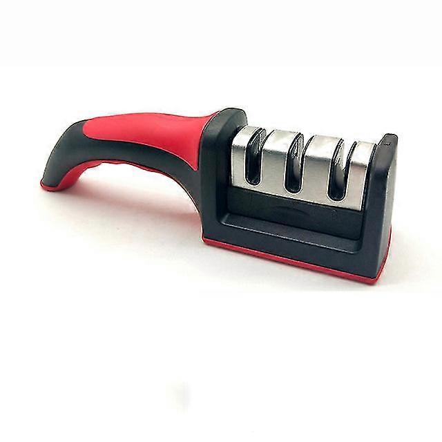 Manual knife sharpener 3-stage quick sharpener whetstone stick knife sharpening tool for all knives kitchen gadget sharpener