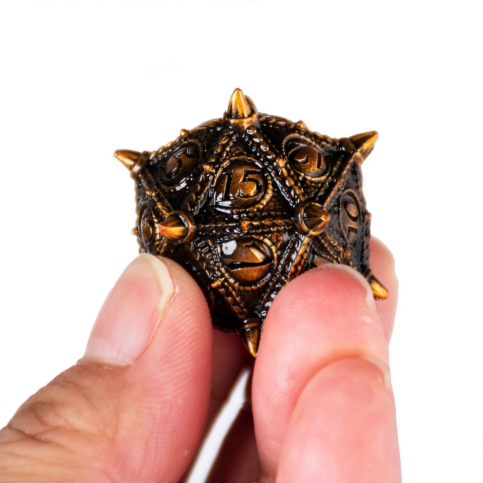 Dnd Game Dice D20 D6 For Dungeon And Dragons Pathfinder Sharp Edge Metal Dice Set Rpg Polyhedral Digital Dice Dnd Set 1/7pcs