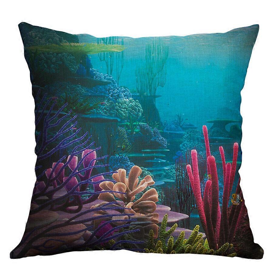 海の風景枕カバーコットンリネンクッションカバーソファ家の装飾デザイン530jpjcjh