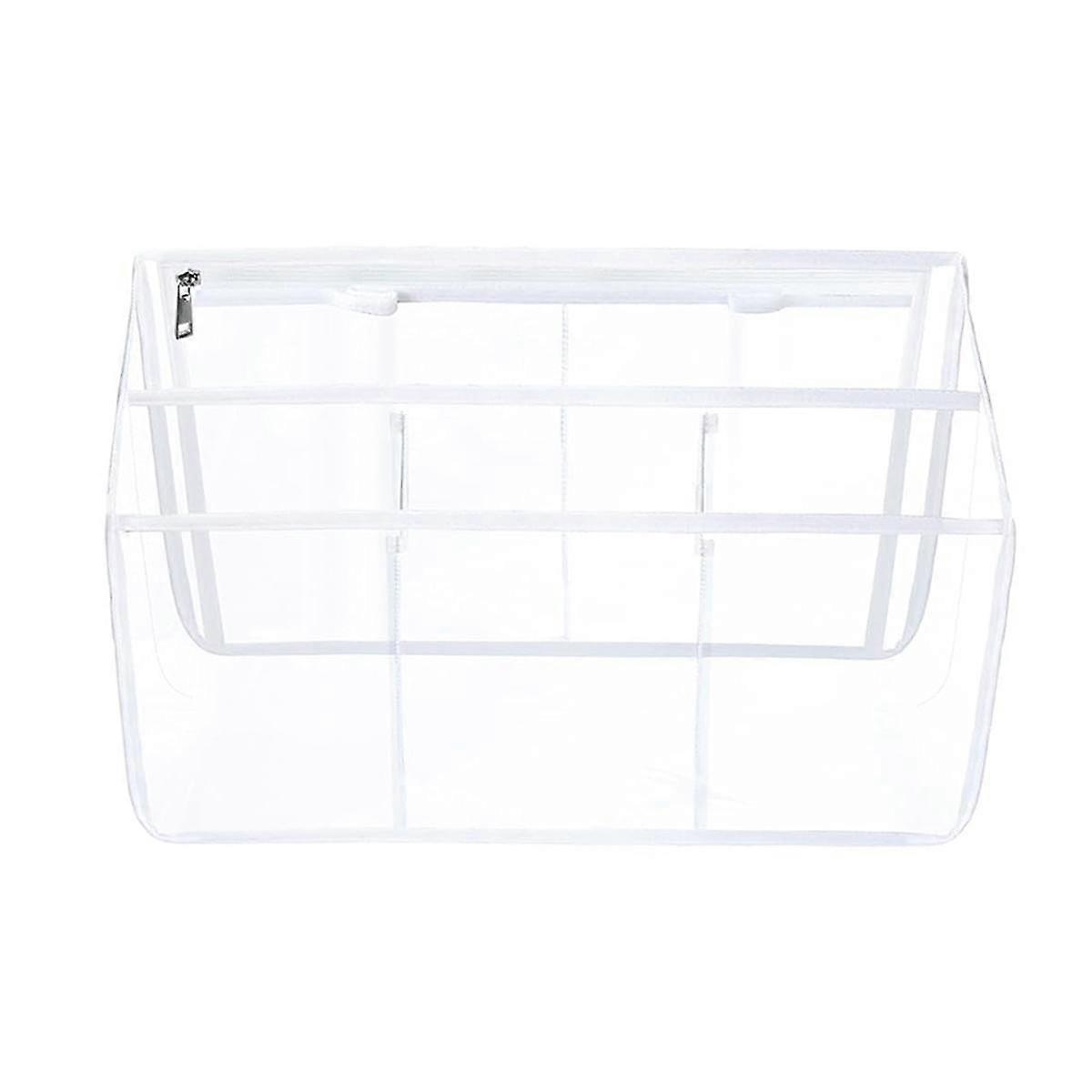 Clear Beach Bag Organizer Accessories for X Large Size, Insert Divider Pouch Zipper for Bags