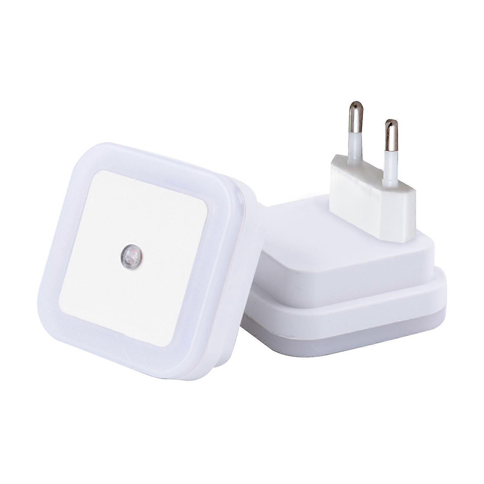 1PCS Wall-mounted Sensor Night Light Automatic On/Off LED Sensor Lights Plug into Wall Light Stair Lamp for Stairway Bathroom Kids Room Garage Cabinet