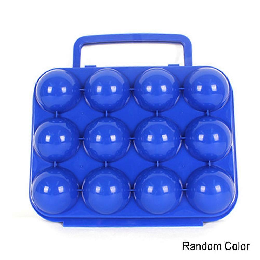 Outdoor Egg Carrier with 2/4/6/8/12 Grid Lightweight Portable Egg Box for Camping