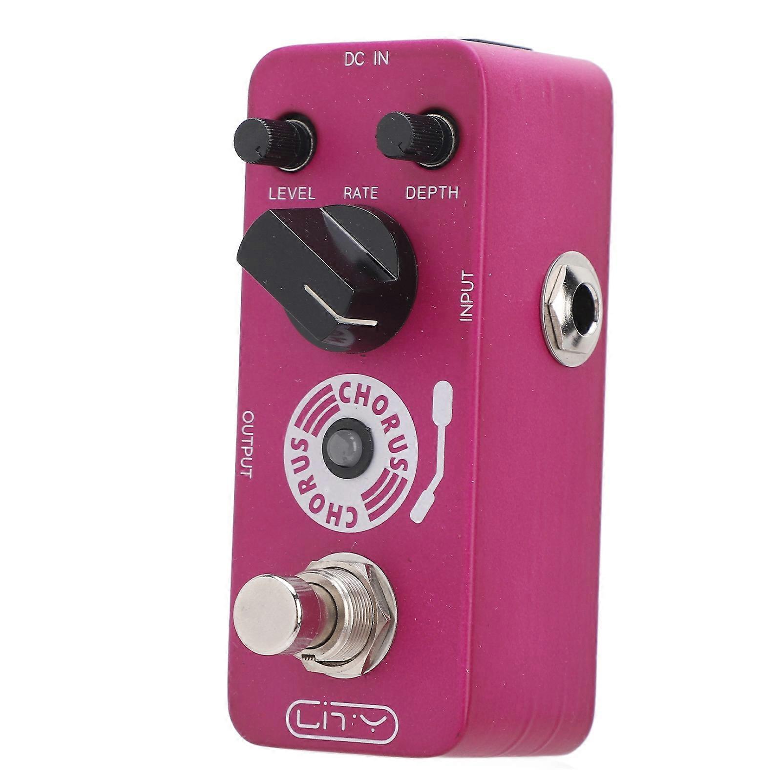 Chorus Pedal True Bypass Warm Clear Analog Chorus Effect Pedal for Electric Guitar Bass