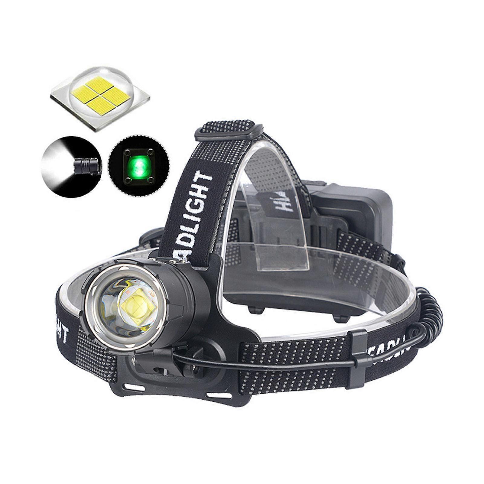 Long Working Time Waterproof Headlight Three Gear Brightness Adjustment Headlight for Adventure and Night Running
