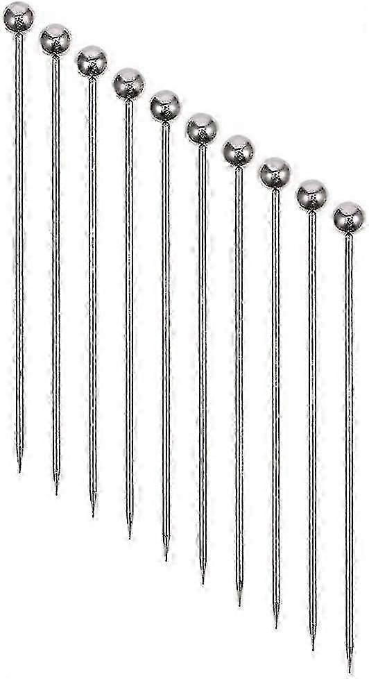 50 قطعة كوكتيل ستانلس ستيل بيكتس ميتال مارتيني بيكتس 4.3 بوصة