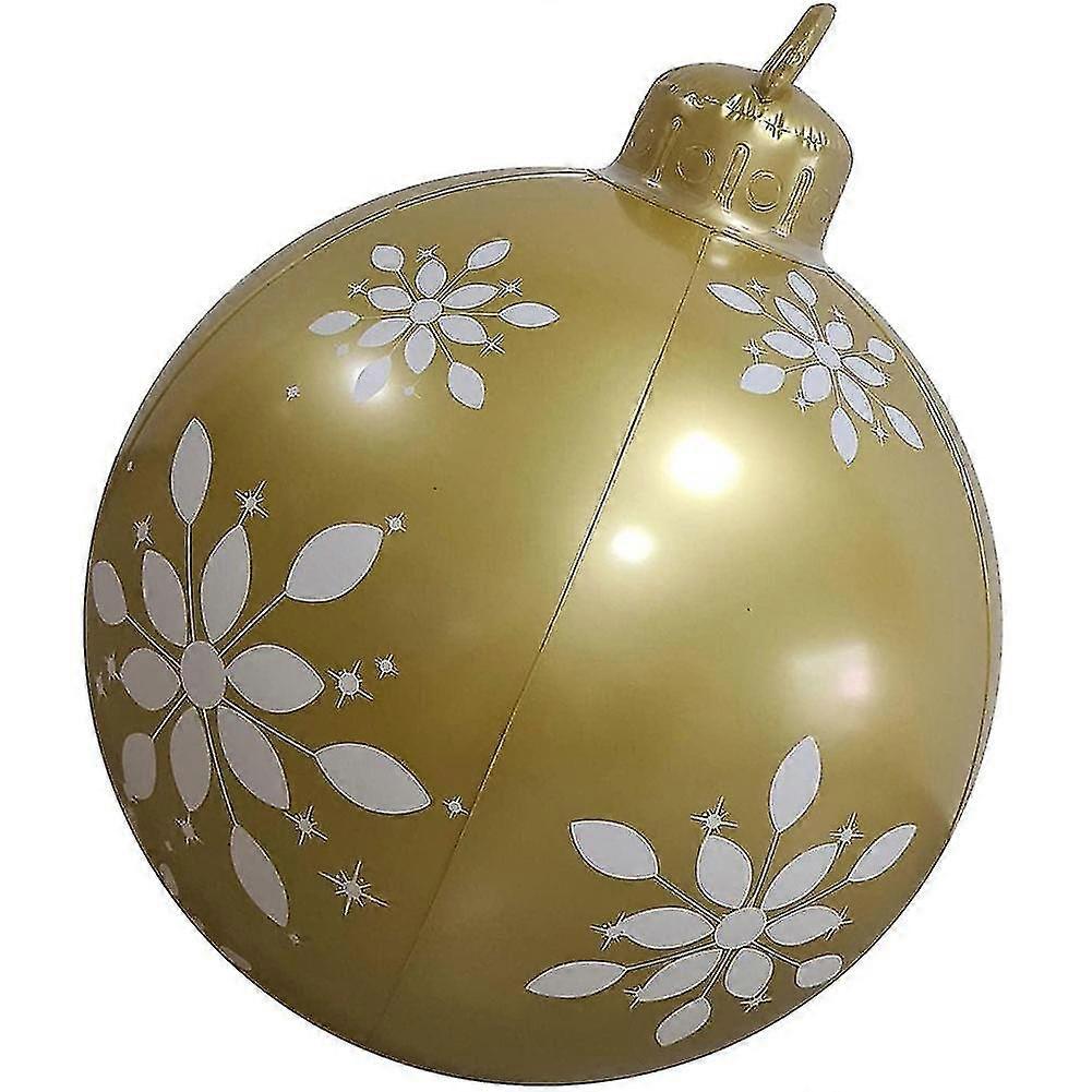 Ekstra store PVC oppustelige julekugler, julepynt Clearance Ball -hg
