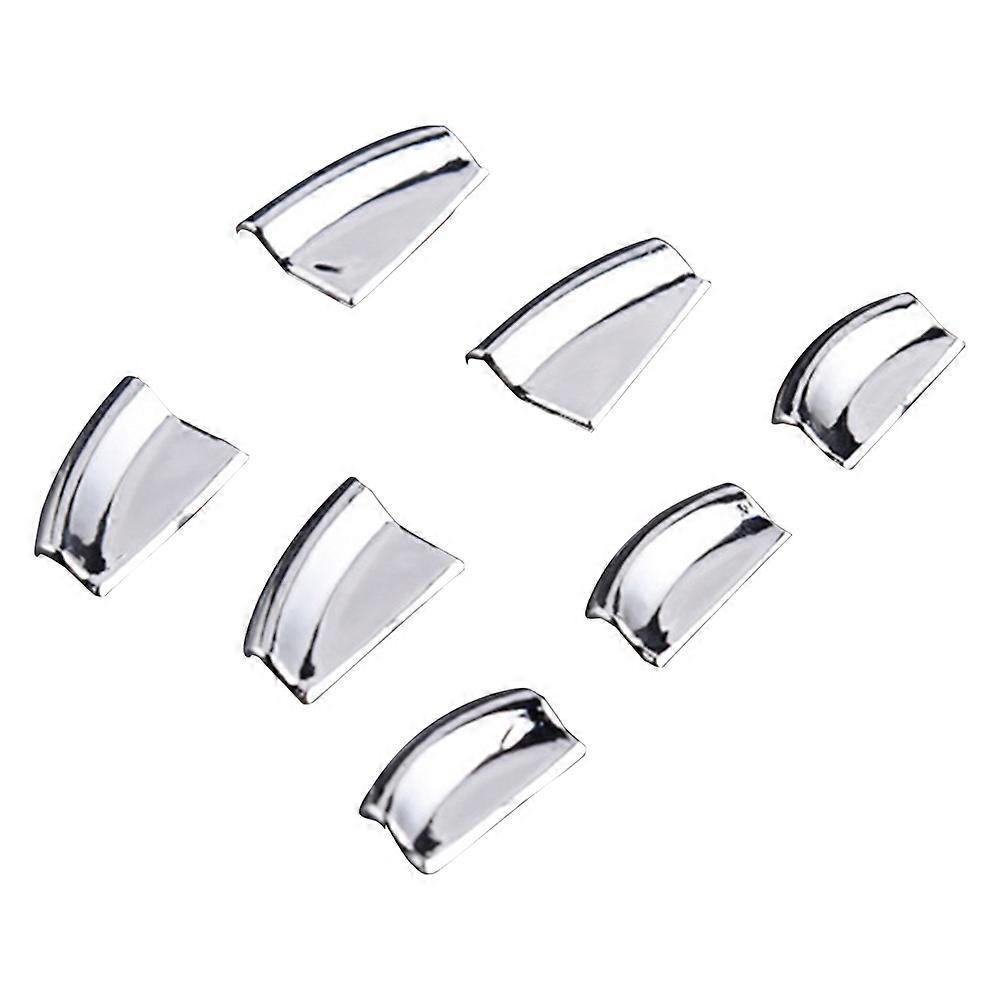 7PCS Car Chrome Interior Door Switch Styling Trims for Model S / x Accessories