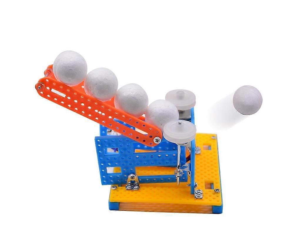DIY Automatic Ball Pitching Machine Toy School Education Science Project Model