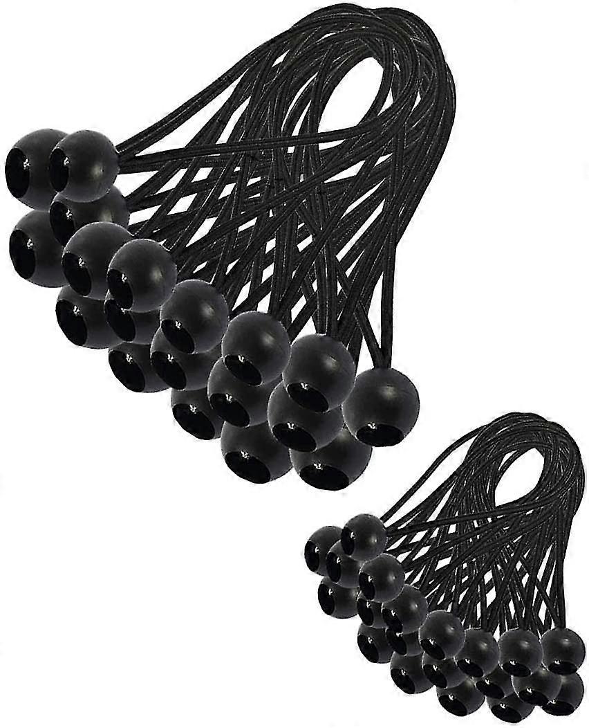 30 Pieces Bungee Cord, Tarpaulin Bungee Cord, Bungee Cord, Curtains Extension Harness(200mm And 150mm)