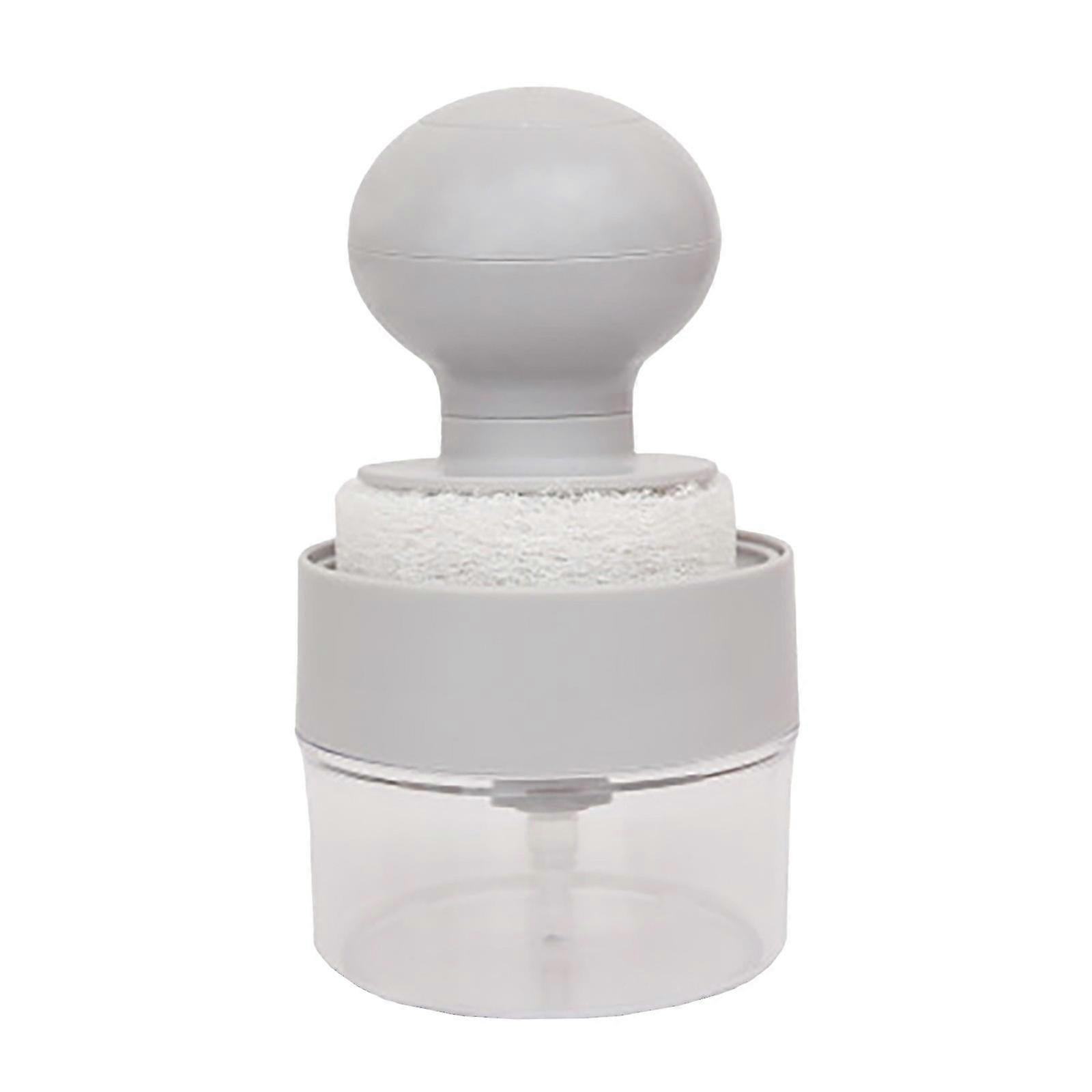 Press-type Automatic Liquid Adding Cleaning Brush For Kitchen Liquid Squeezing