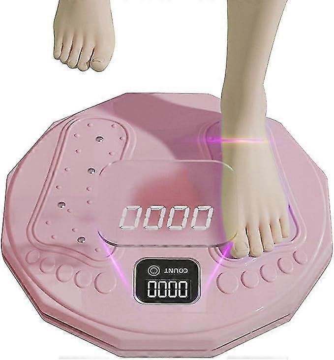 Twist Exercise Board,abs Trainer, Stand Up Exercise Twist Board,13in Twisting Waist Disc,smart Counting Quiet Gym Equipment With 8 Magnets Reflexology