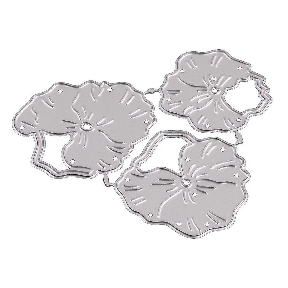 Lotus Leaf Frame Embossing Cutting Die DIY Stencil Cards Scrapbook Mold Decor