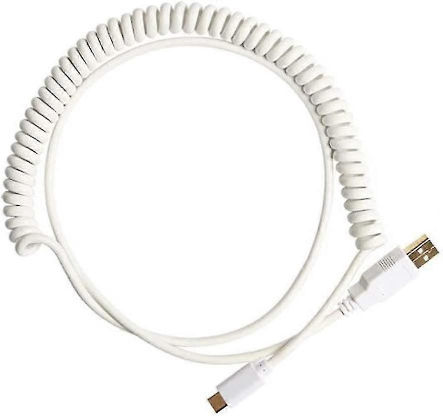 Usb C Coiled Cable Wire Mechanical Keyboard Usb Cable Type C Usb Interface