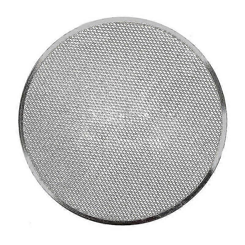 Round Pizza Oven Baking Tray Grate Nonstick Mesh Net(8 Inch)