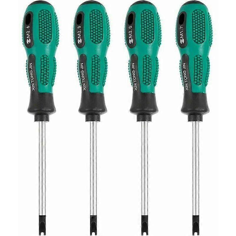 4pcs/Set Screwdriver Bits Screwdriver U Fork Magnetic Groove Screw Driver Multi Function Tool Kit Hand