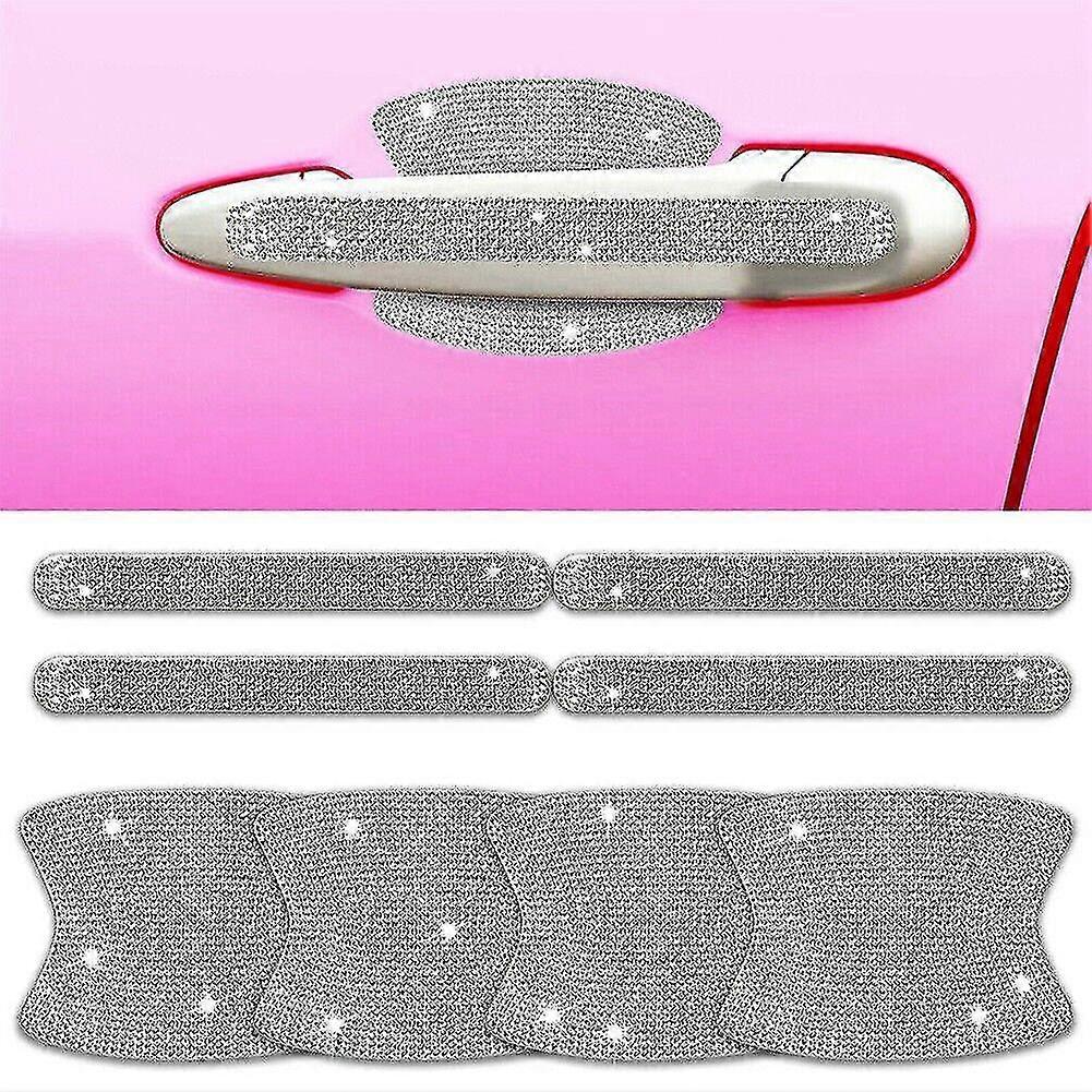 Diamond Door Handle Sticker (white 8pcs)