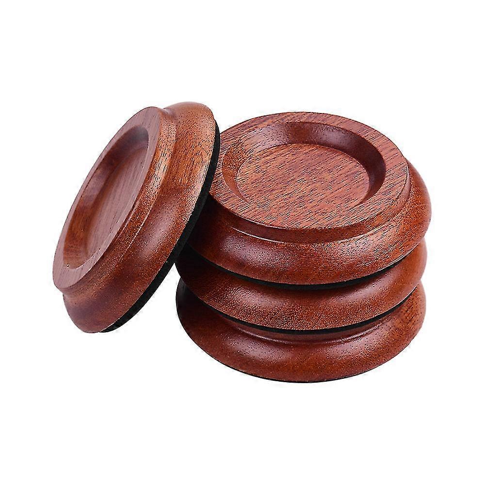 4 Caster Cups  Pa-9 Sapele