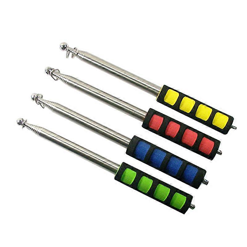 4 Pieces Telescoping Pointer Whiteboard Teacher Pointer Retractable Teaching Pointer Extends to 47 Inch for Presentation Classroom Tour Guide