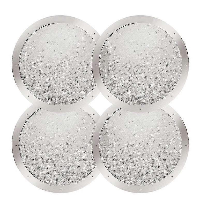 4-pack Reusable Stainless Steel Filters Compatible With Coffee Makers