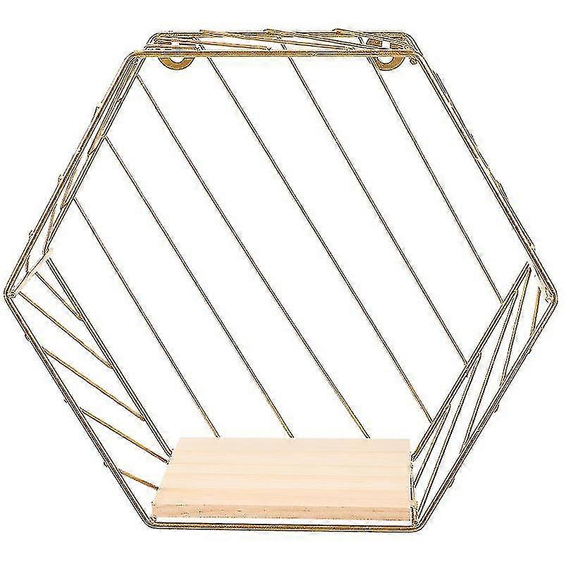Iron Wall Shelf Kitchen Bathroom Wall Mounted Storage Rack For Home Decor