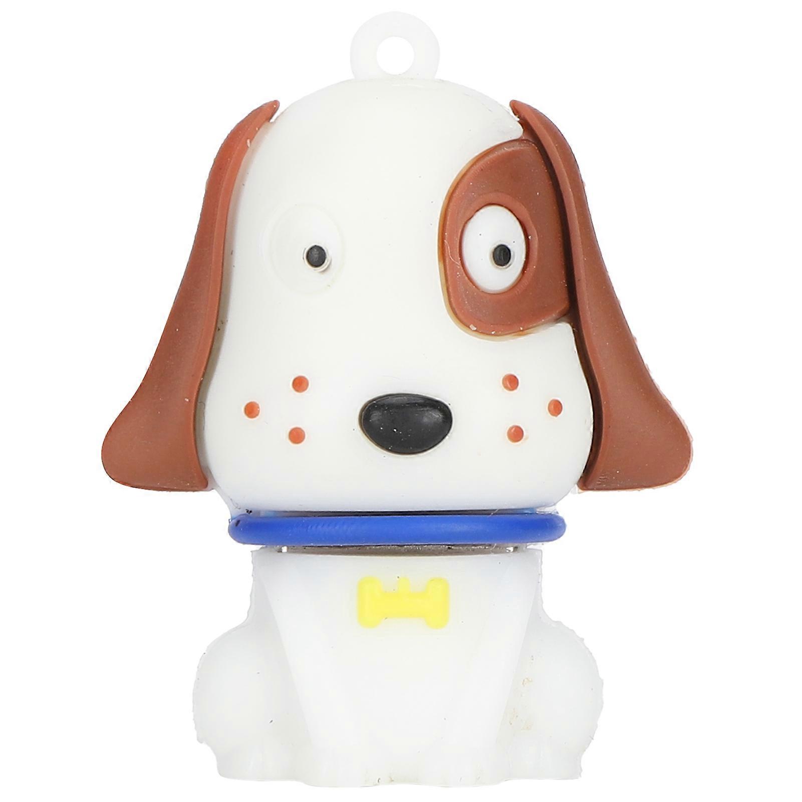 Clé USB Mignon Dessin Animé Noir Blanc Points Visage Chien Forme Stockage Portable Memory Stick128GB