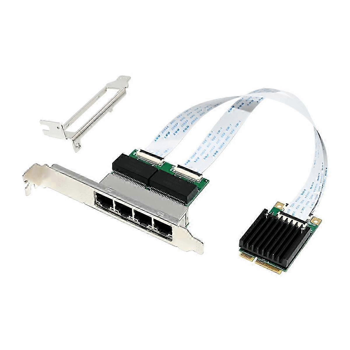Minipcie Gigabit Ethernet Netzwerkkarte Ethernet Adapter 4xrj45 Port 10/100/1000Mbps I350-t4 Sas Ethernet Netzwerkkarte