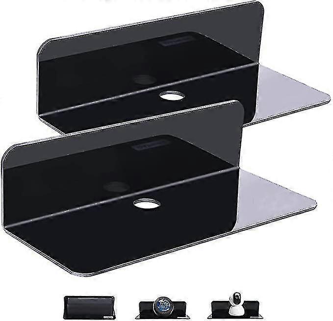 2pcs Floating Shelves Wall Mounted, Easily Expand Wall Space