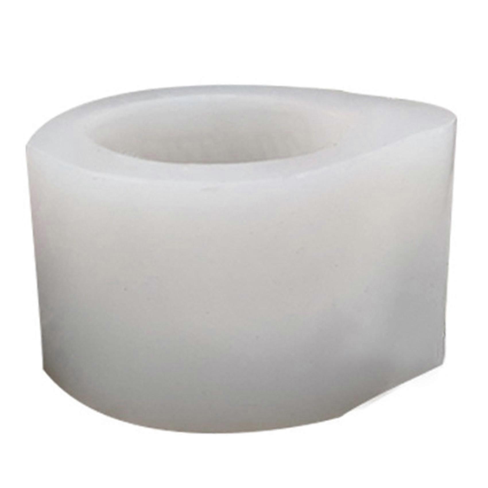 stearinlysform, 3D solid krus stearinlys silikone form, DIY aromaterapi form (55x89mm)