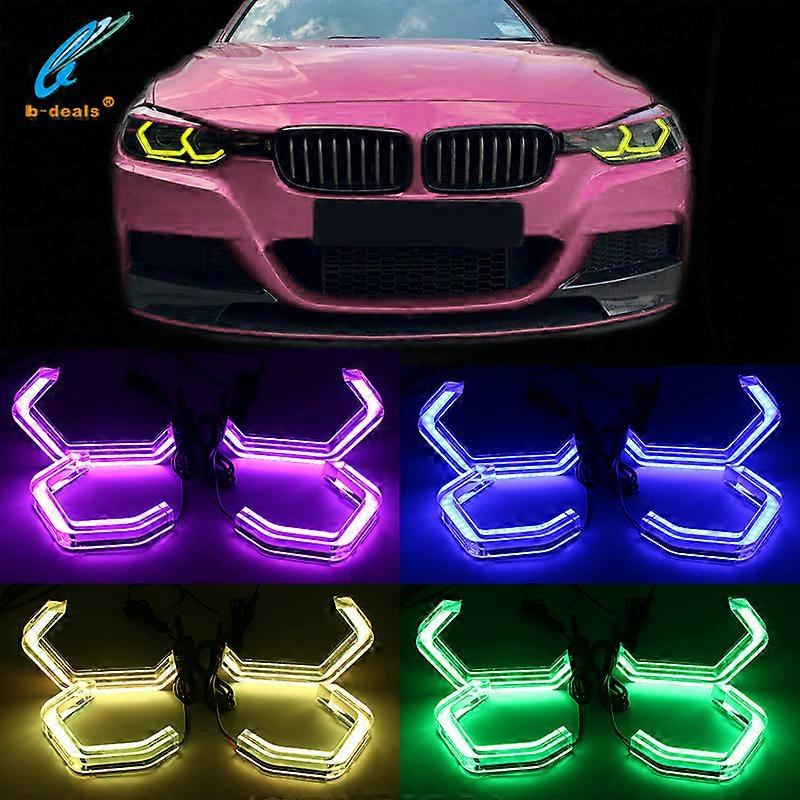 Application mobile Télécommande rgb coloré changeant de couleur cristal M4 nouveau concept en forme de diamant yeux d’ange