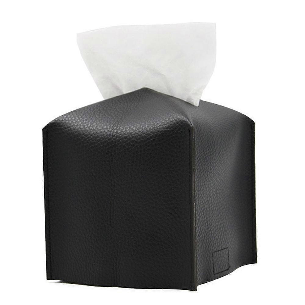 PU Leather Square Tissue box Fashion simple tissue box