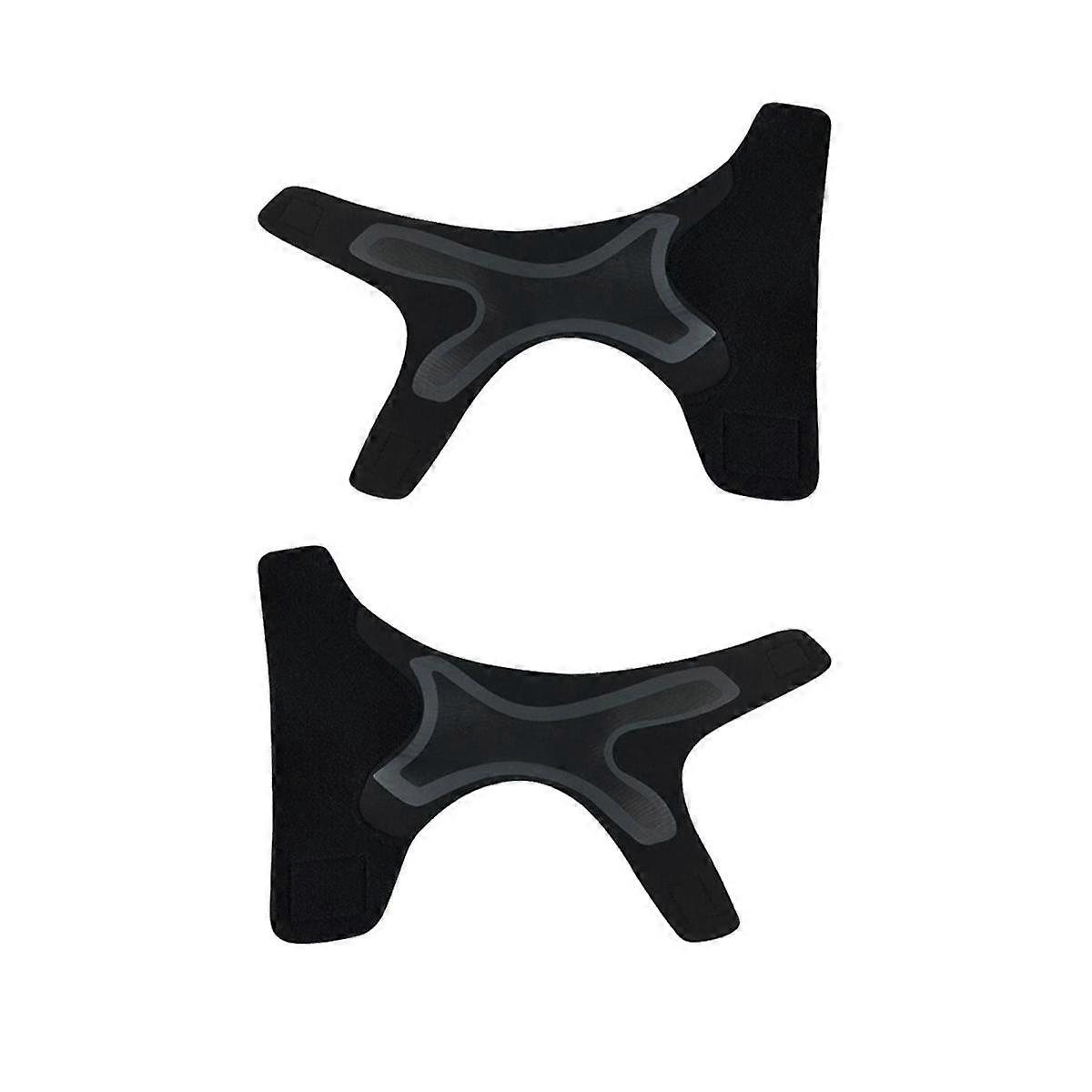 1 쌍 발목 지지 스트랩 조절 가능한 발 염좌 예방 스포츠 피트니스 발 보호대 M