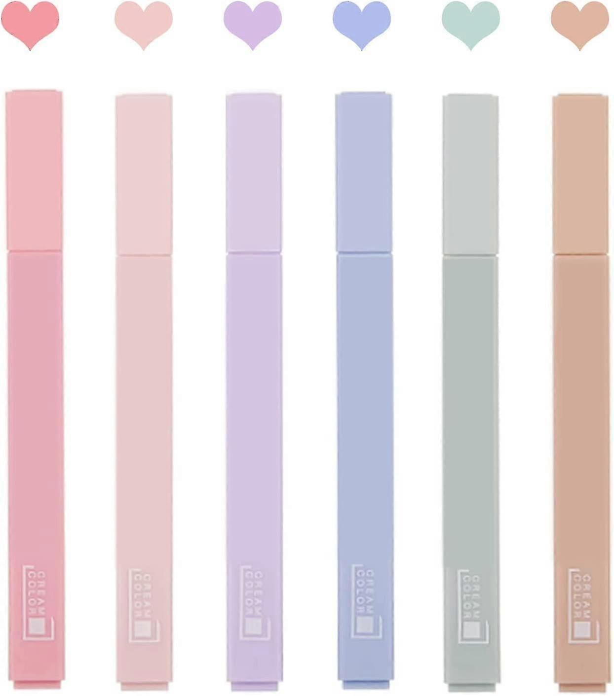 Highlighters, Highlighters Marker Pens, Pastel Highlighters Assorted Colors, Bible Highlighters And Pens No Bleed, Soft Chisel Tip Aesthetic Highlight