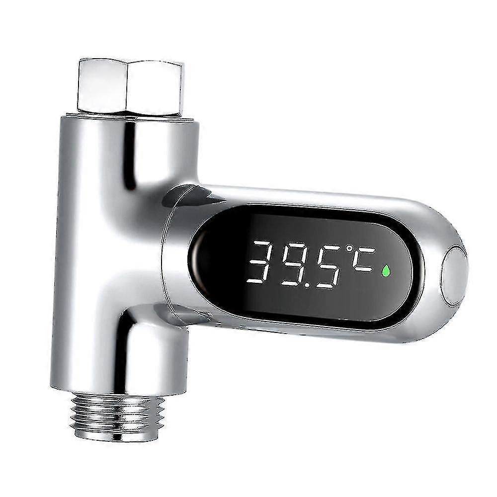 Digital Shower Thermometer / Bath Temperature Monitor Water Thermometer 5~85 Measuring 360 Rotatable Led Display For Baby Elderly
