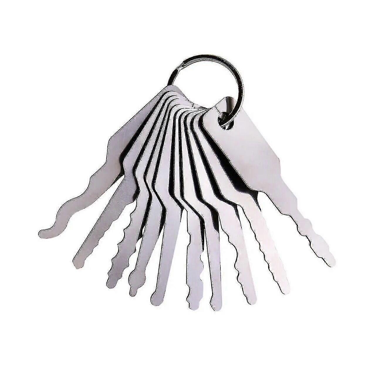10pcs Universal Car Auto Lock Out Emergency Kit Door Open Tool Keys