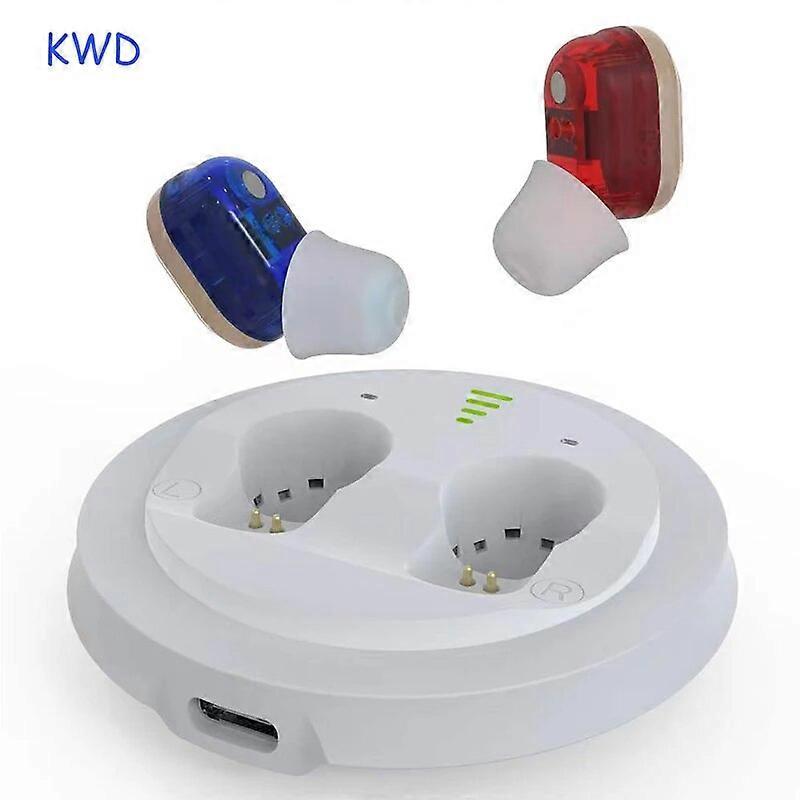 Bluetooth Hearing Aid Rechargeable Phone Connection Noise Reduce Sound Amplifier Hearing Aids Waterproof Earphone For Deafness